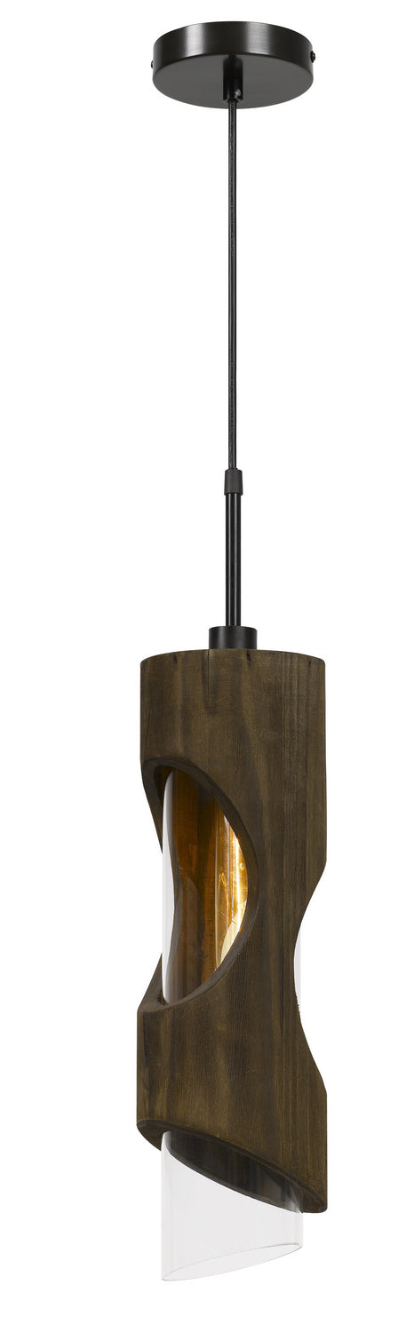 Cal Zamora FX-3669-1P Pendant Light - Smoky Wood