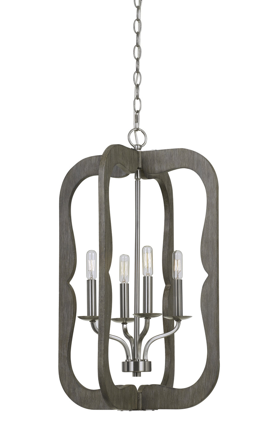 Cal Portici FX-3682-4 Pendant Light - Wood