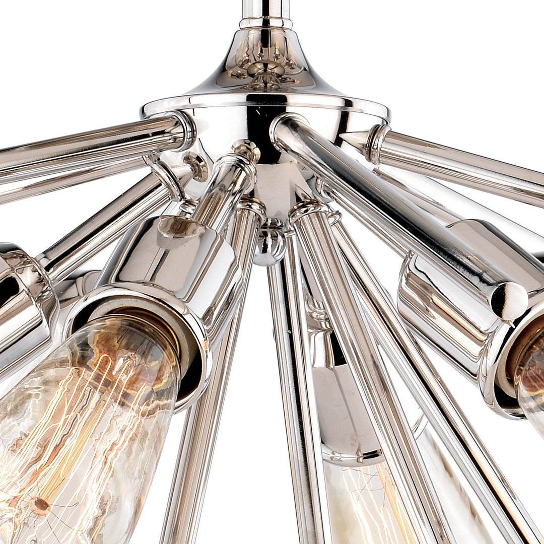 Vaxcel Estelle C0161 Ceiling Light - Polished Nickel