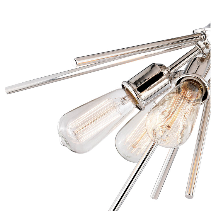 Vaxcel Estelle C0161 Ceiling Light - Polished Nickel