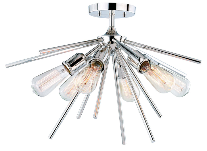 Vaxcel Estelle C0161 Ceiling Light - Polished Nickel