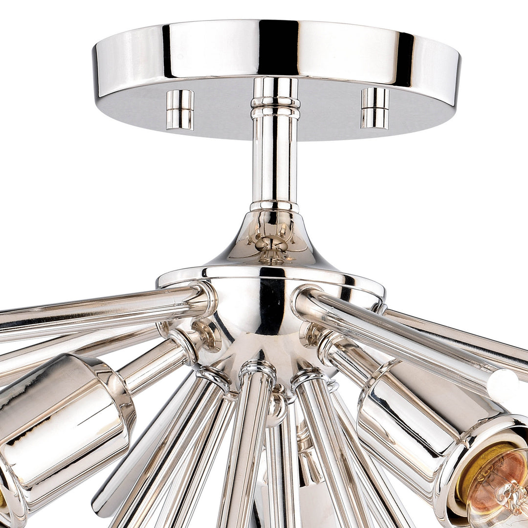 Vaxcel Estelle C0163 Ceiling Light - Polished Nickel