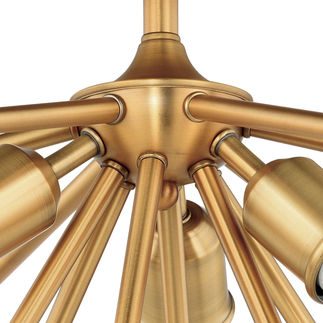 Vaxcel Estelle C0164 Ceiling Light - Natural Brass