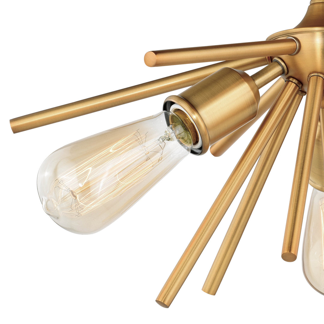 Vaxcel Estelle C0164 Ceiling Light - Natural Brass