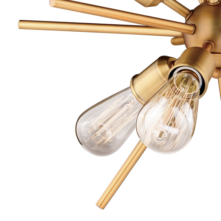 Vaxcel Estelle P0238 Pendant Light - Natural Brass