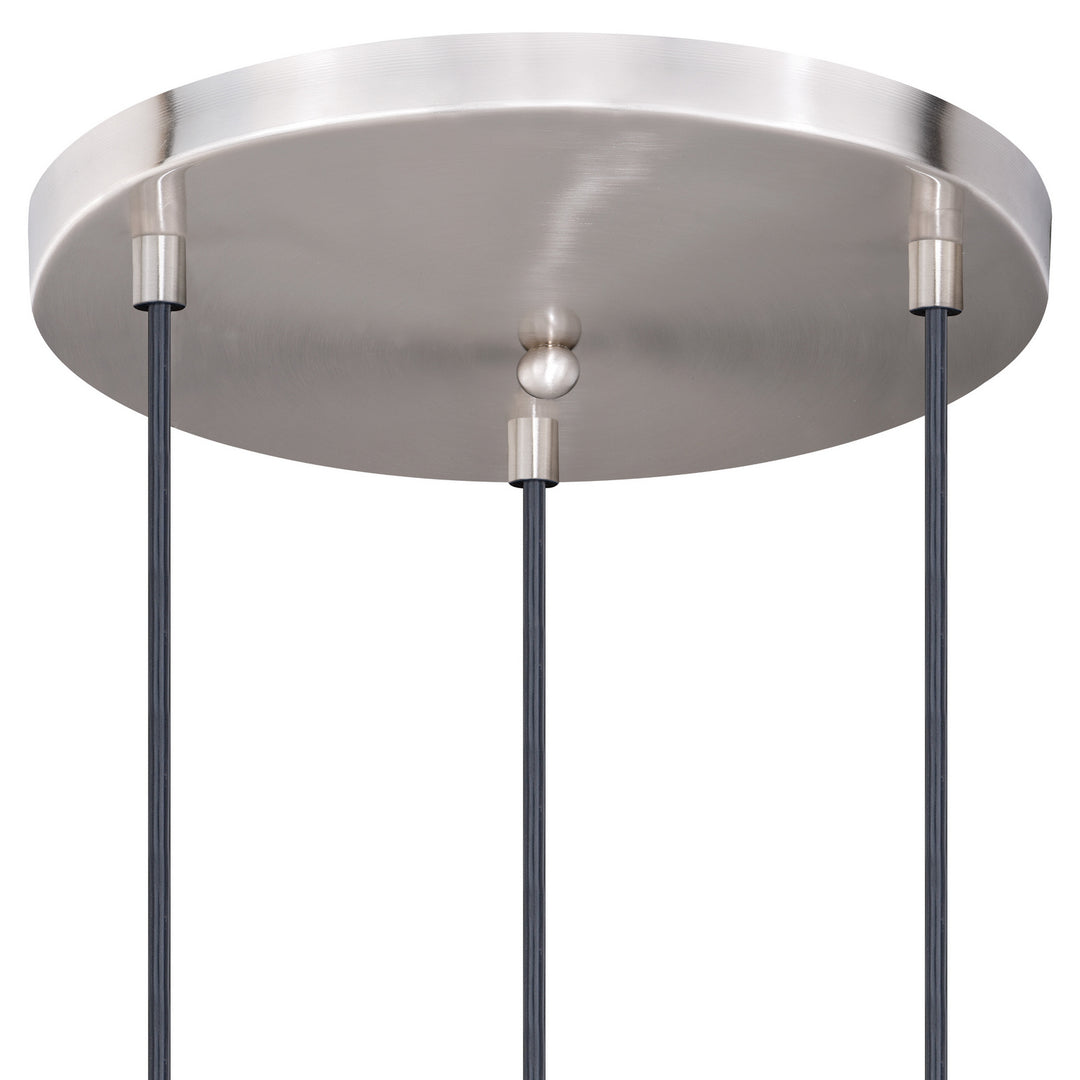 Vaxcel Millie P0250 Pendant Light - Satin Nickel and Oil Rubbed Bronze