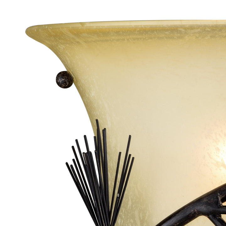 Vaxcel Sierra W0266 Wall Light - Black Walnut