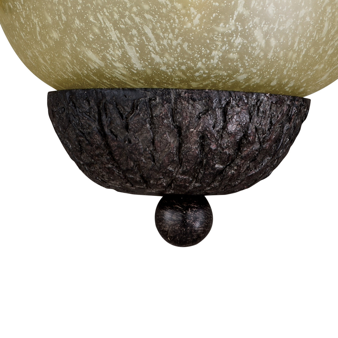 Vaxcel Sierra W0266 Wall Light - Black Walnut