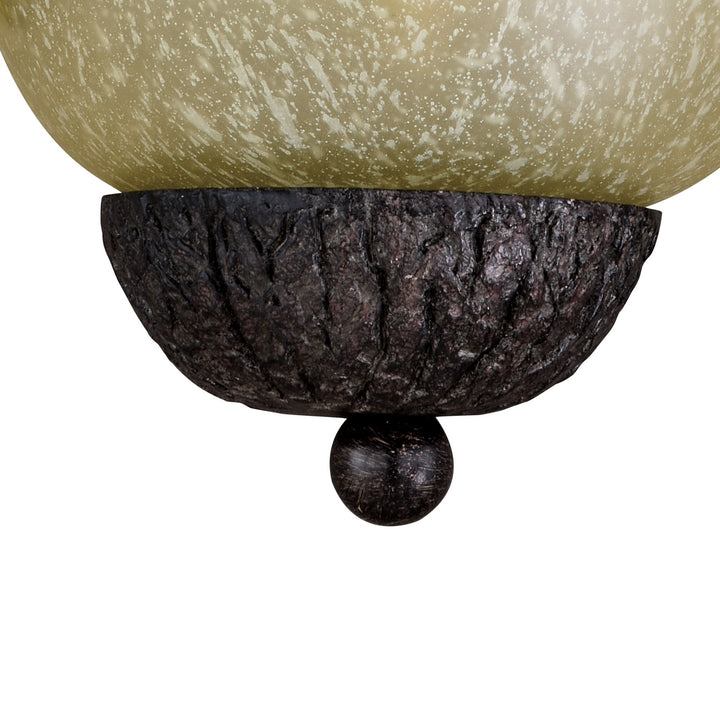 Vaxcel Sierra W0266 Wall Light - Black Walnut