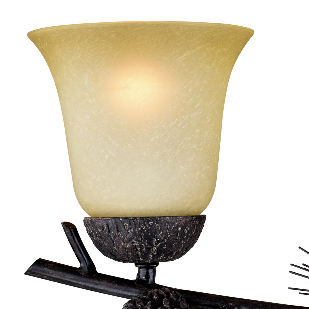 Vaxcel Sierra W0269 Bath Vanity Light 24 in. wide - Black Walnut