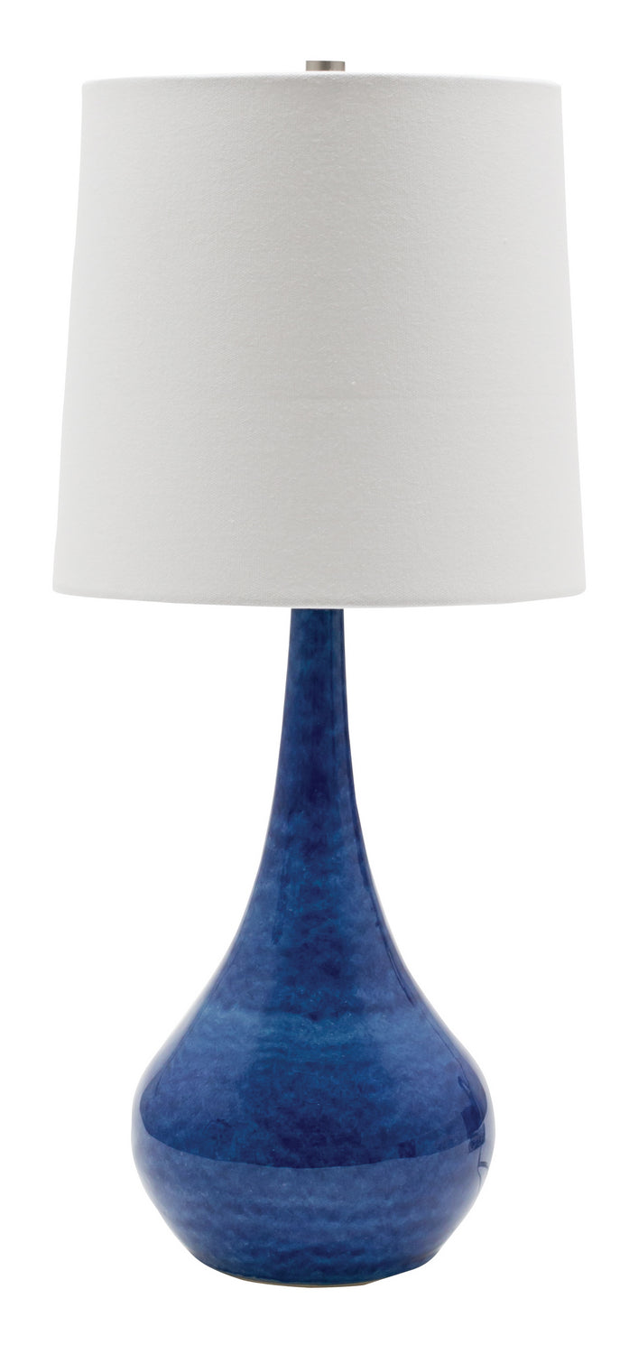 House Of Troy Lighting GS180-BG  Scatchard Lamp Blue Gloss