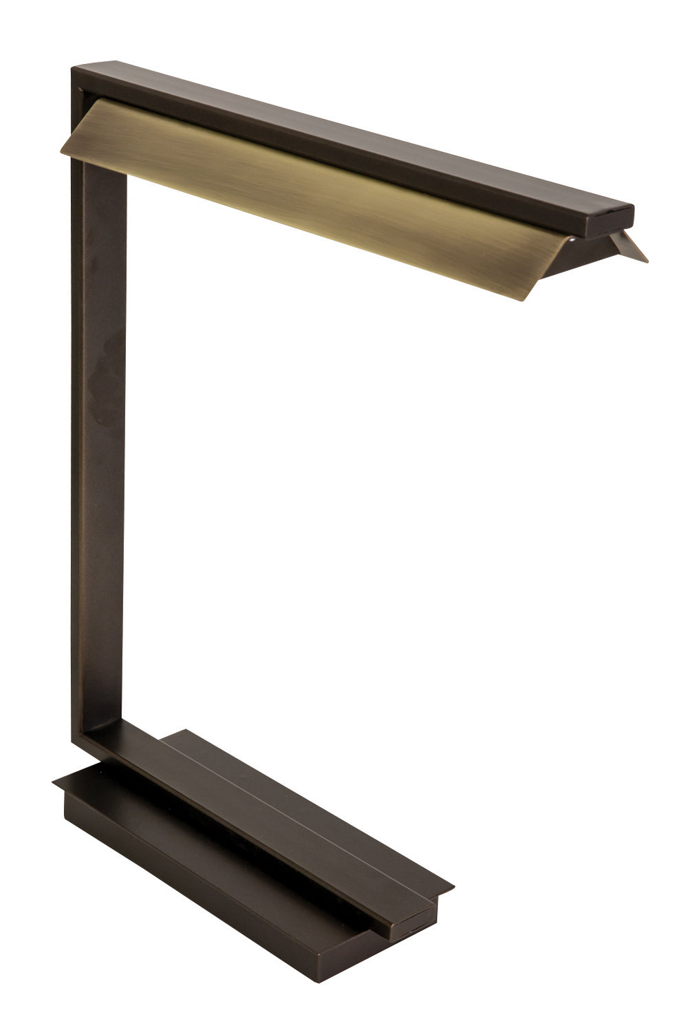 House Of Troy Lighting JLED550-CHB Modern Jay Lamp Chestnut Bronze With Antique Brass