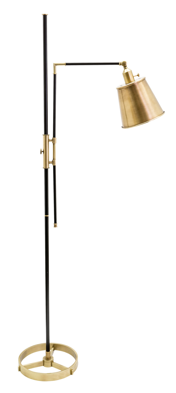 House Of Troy Lighting M601-BLKAB  Morgan Lamp Black With Antique Brass