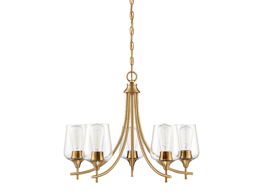 Savoy House Octave 1-4032-5-322 Chandelier Light - Warm Brass