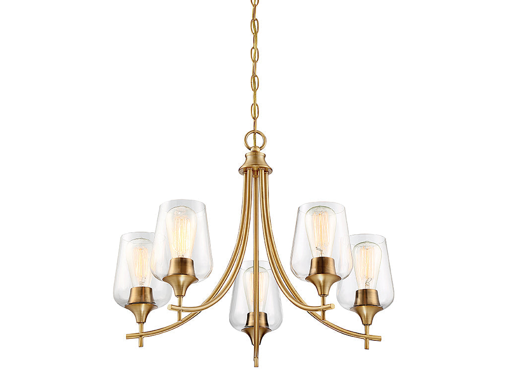 Savoy House Octave 1-4032-5-322 Chandelier Light - Warm Brass
