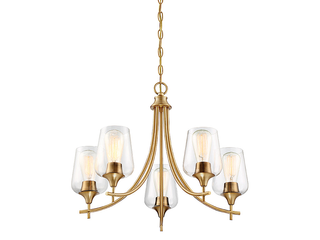 Savoy House Octave 1-4032-5-322 Chandelier Light - Warm Brass