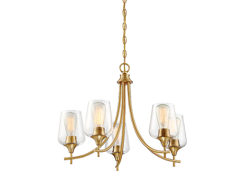 Savoy House Octave 1-4032-5-322 Chandelier Light - Warm Brass