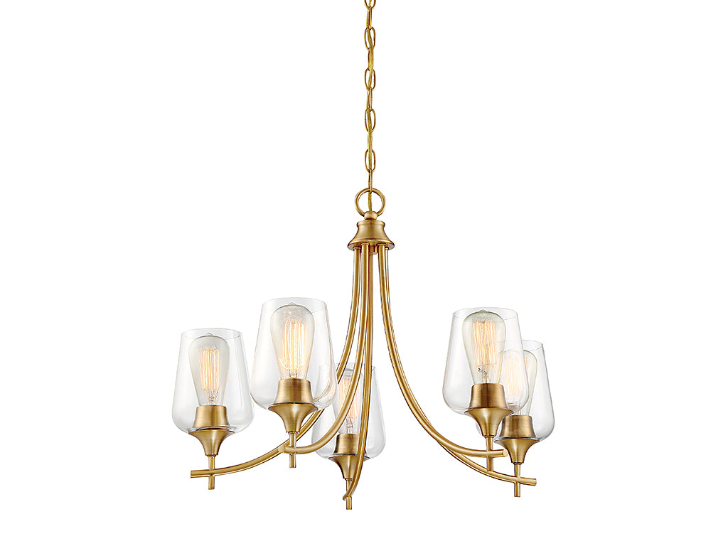 Savoy House Octave 1-4032-5-322 Chandelier Light - Warm Brass