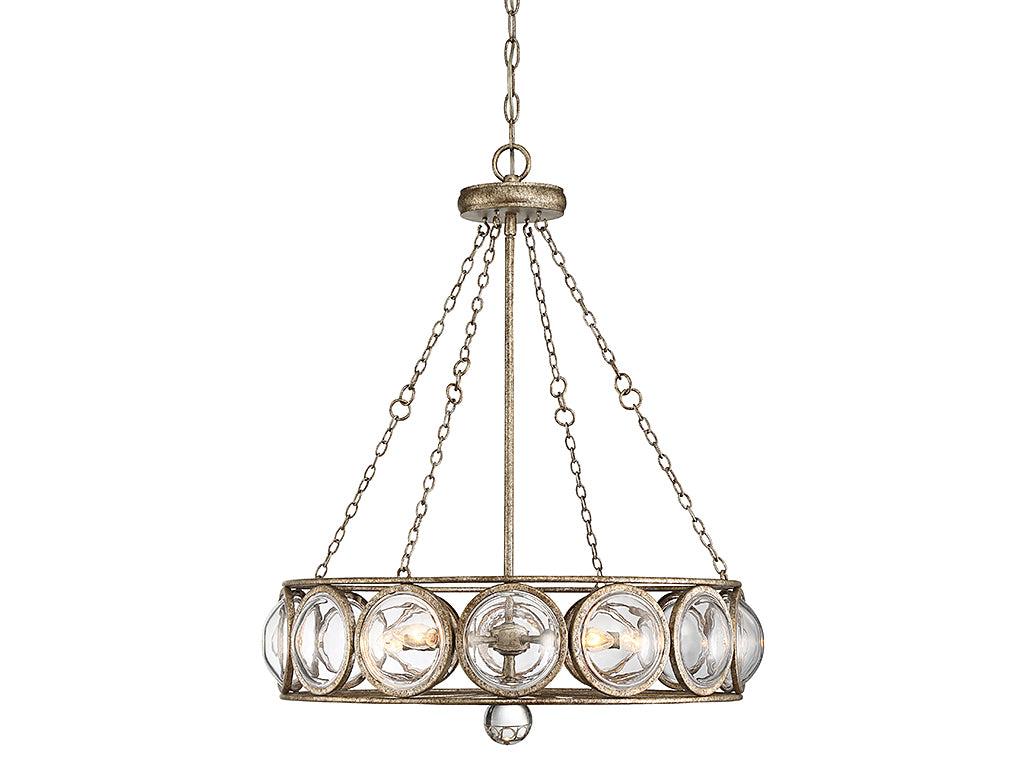 Savoy House Warwick 1-6700-5-114 Chandelier Light - Brittannia Gold