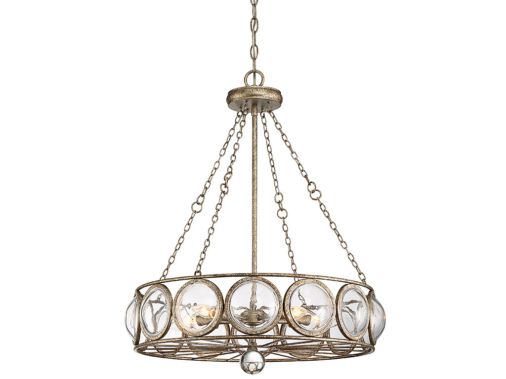 Savoy House Warwick 1-6700-5-114 Chandelier Light - Brittannia Gold