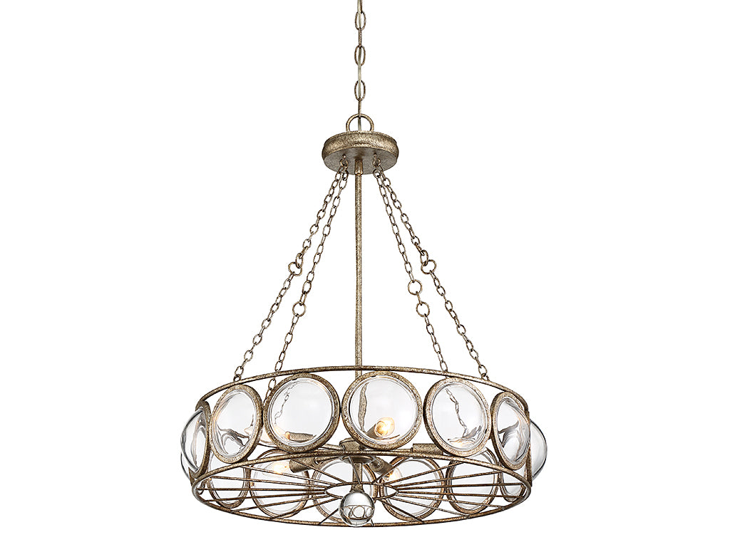 Savoy House Warwick 1-6700-5-114 Chandelier Light - Brittannia Gold