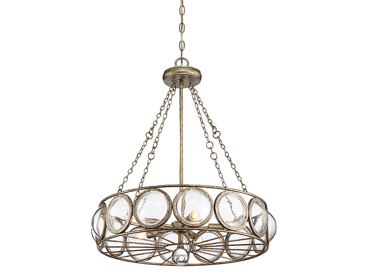 Savoy House Warwick 1-6700-5-114 Chandelier Light - Brittannia Gold