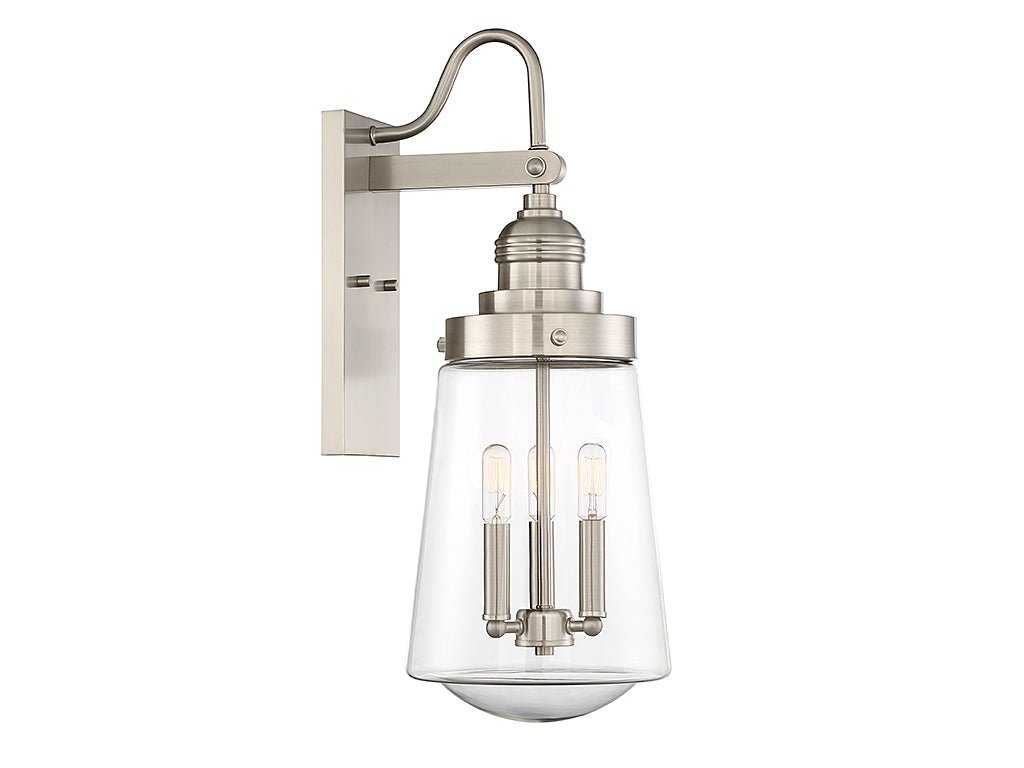 Savoy House Lighting 5-2068-SN  Macauley Outdoor Satin Nickel
