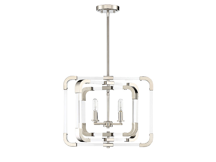 Savoy House Rotterdam 6-1662-4-109 Ceiling Light - Polished Nickel