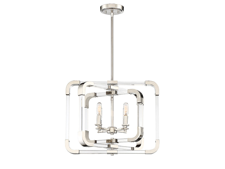Savoy House Rotterdam 6-1662-4-109 Ceiling Light - Polished Nickel