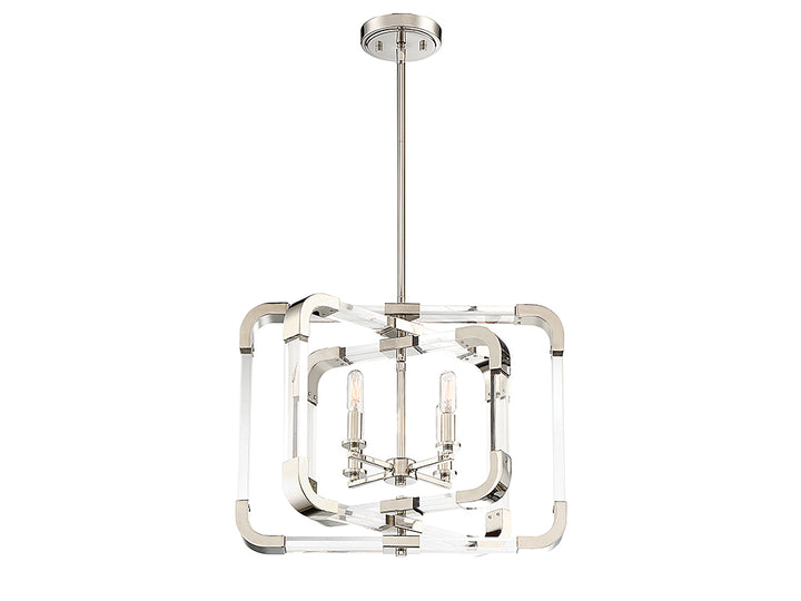 Savoy House Rotterdam 6-1662-4-109 Ceiling Light - Polished Nickel
