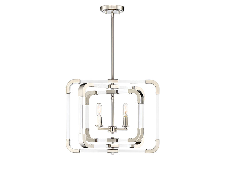 Savoy House Rotterdam 6-1662-4-109 Ceiling Light - Polished Nickel