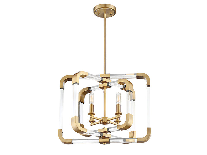 Savoy House Rotterdam 6-1662-4-322 Ceiling Light - Warm Brass