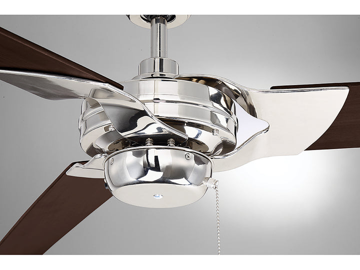 Savoy House Monfort 62-5085-3CN-109 Ceiling Fan 62 - Polished Nickel, Chestnut/