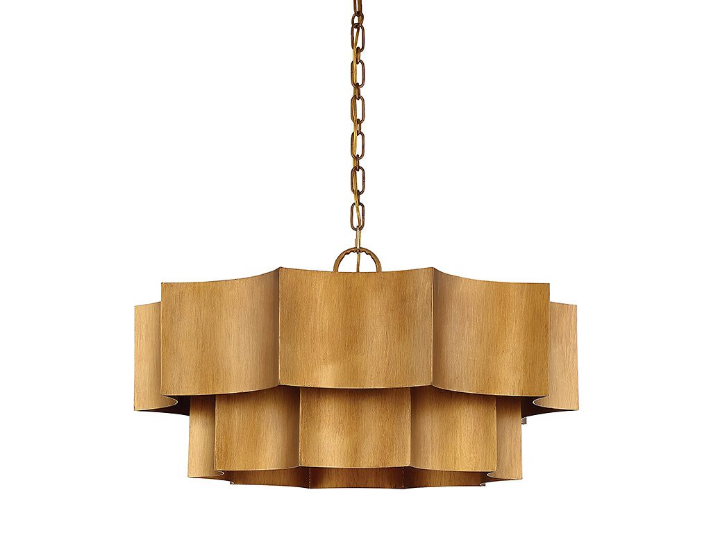 Savoy House Shelby 7-101-6-54 Pendant Light - Gold Patina