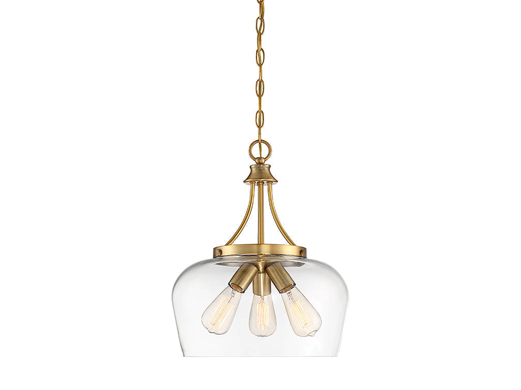 Savoy House Octave 7-4034-3-322 Pendant Light - Warm Brass