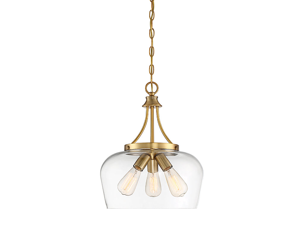 Savoy House Octave 7-4034-3-322 Pendant Light - Warm Brass