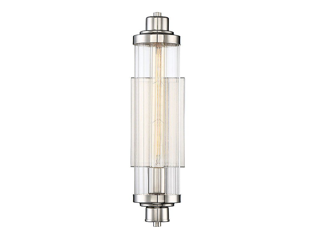 Savoy House Pike 9-16000-1-109 Wall Sconce Light - Polished Nickel