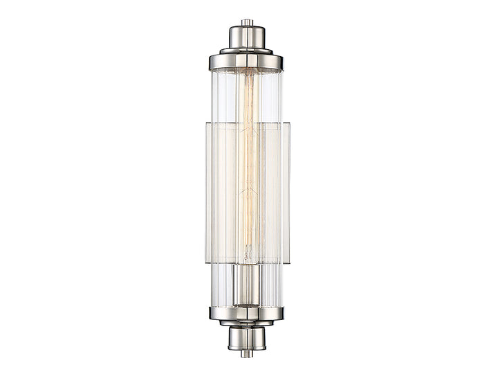 Savoy House Pike 9-16000-1-109 Wall Sconce Light - Polished Nickel