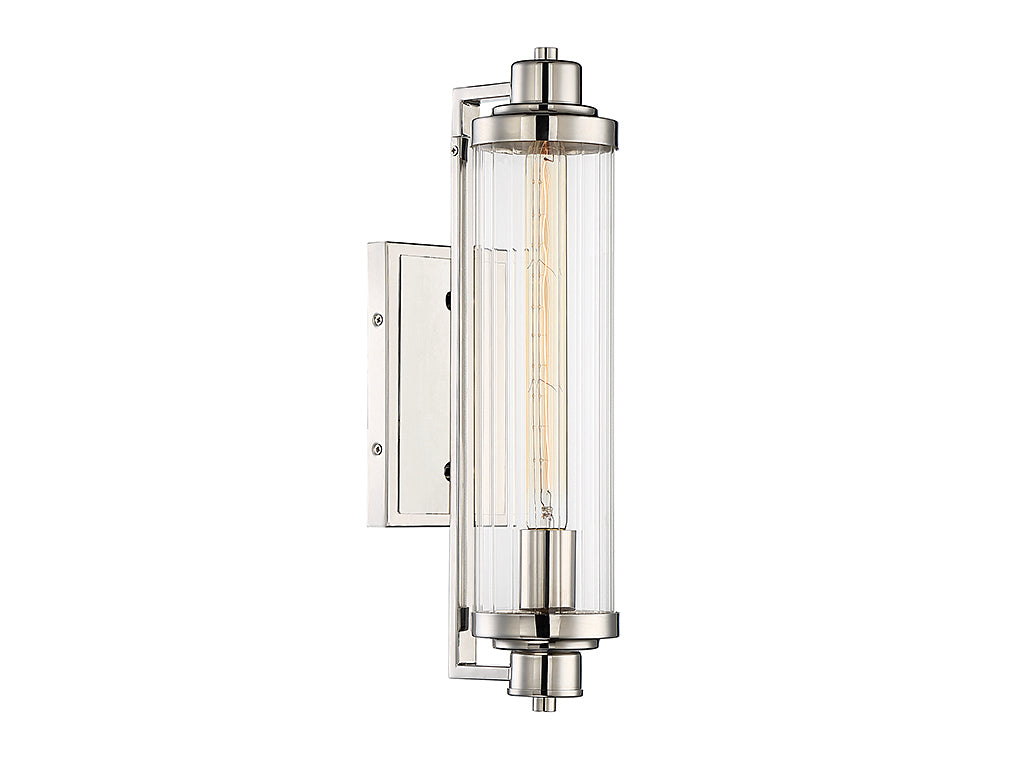 Savoy House Pike 9-16000-1-109 Wall Sconce Light - Polished Nickel