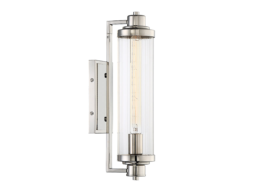 Savoy House Pike 9-16000-1-109 Wall Sconce Light - Polished Nickel