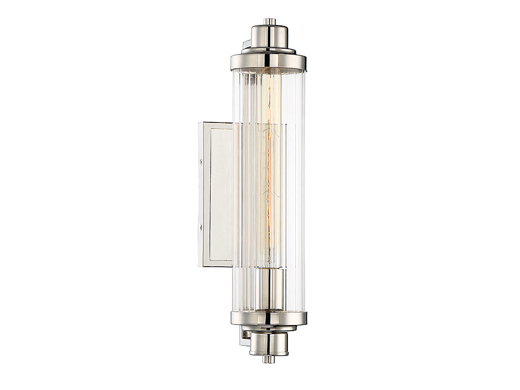 Savoy House Pike 9-16000-1-109 Wall Sconce Light - Polished Nickel