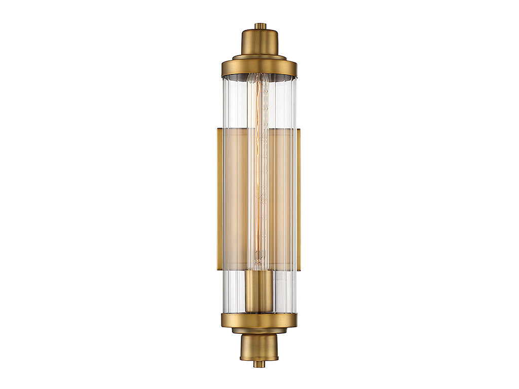 Savoy House Pike 9-16000-1-322 Wall Sconce Light - Warm Brass