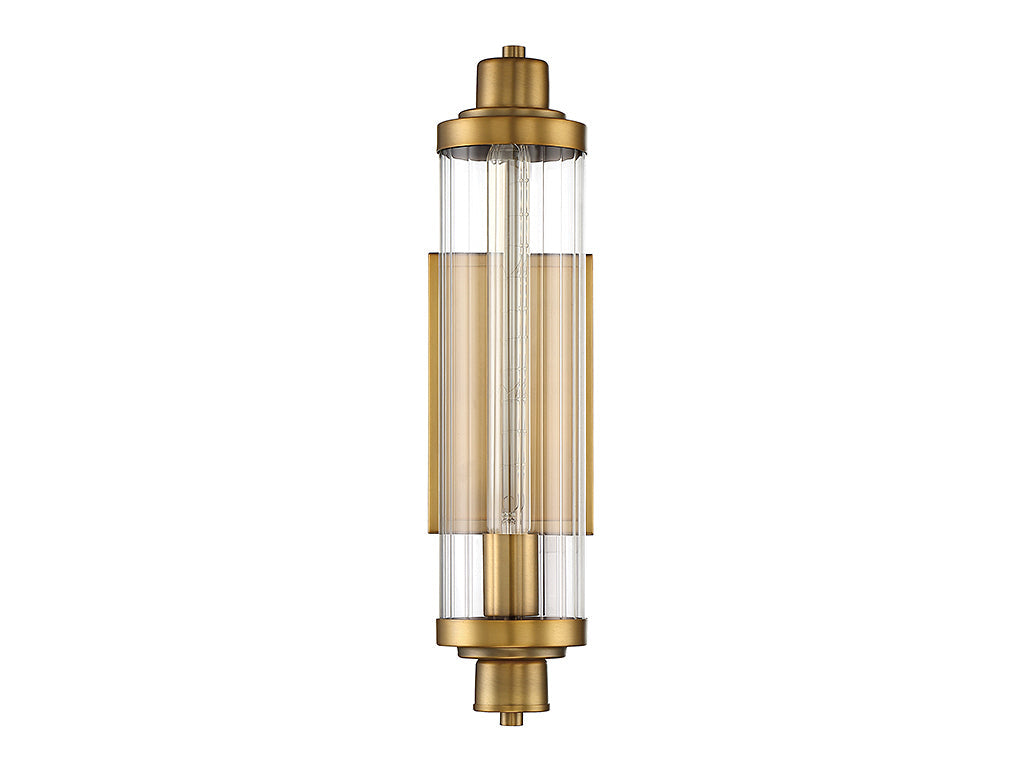 Savoy House Pike 9-16000-1-322 Wall Sconce Light - Warm Brass