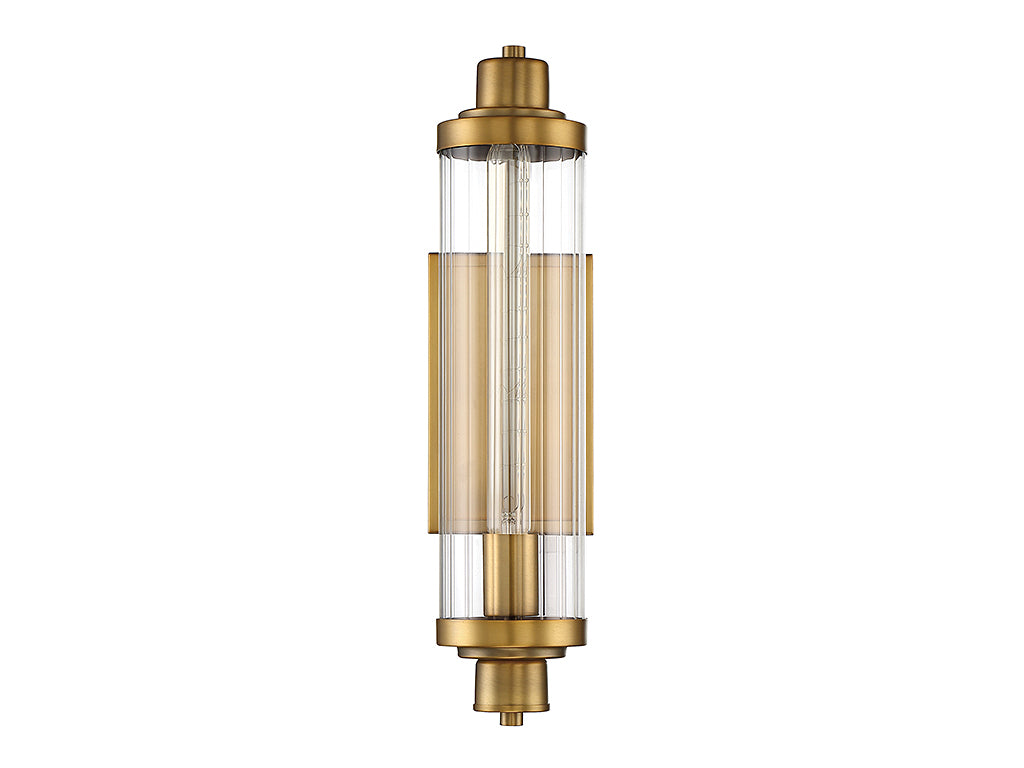 Savoy House Pike 9-16000-1-322 Wall Sconce Light - Warm Brass