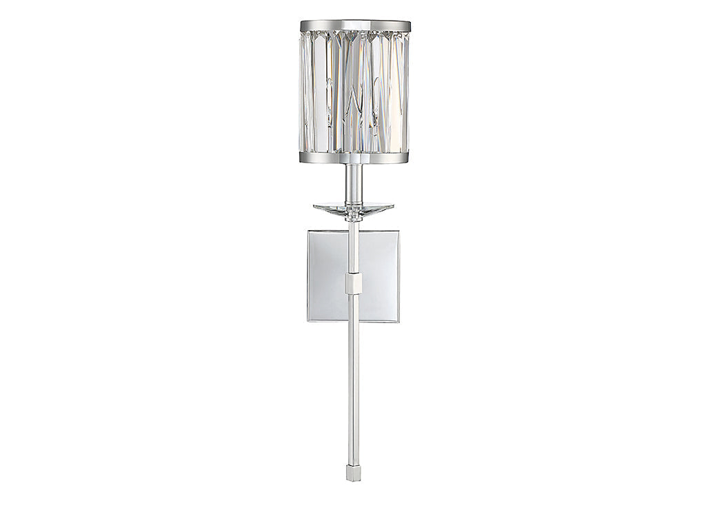 Savoy House Ashbourne 9-400-1-11 Wall Sconce Light - Polished Chrome