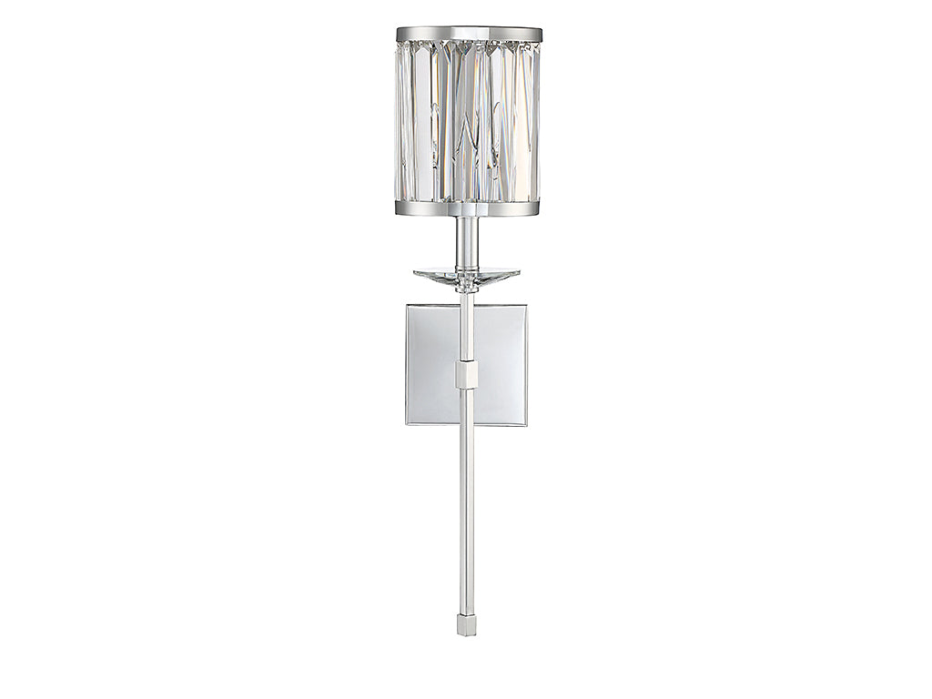 Savoy House Ashbourne 9-400-1-11 Wall Sconce Light - Polished Chrome