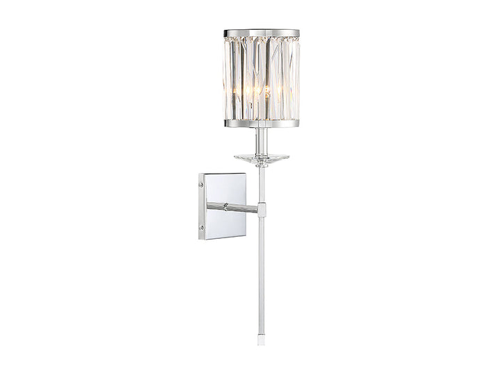 Savoy House Ashbourne 9-400-1-11 Wall Sconce Light - Polished Chrome