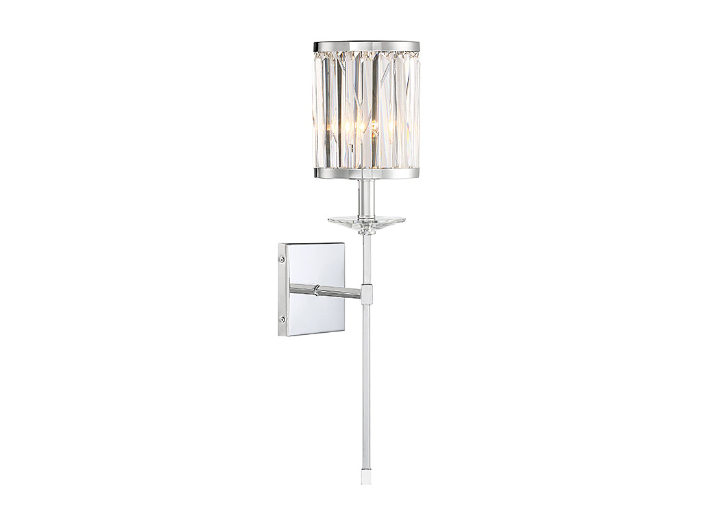 Savoy House Ashbourne 9-400-1-11 Wall Sconce Light - Polished Chrome
