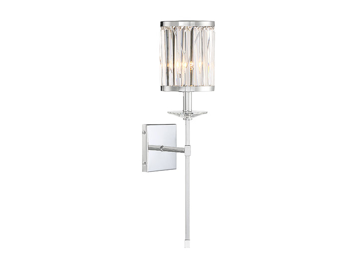 Savoy House Ashbourne 9-400-1-11 Wall Sconce Light - Polished Chrome