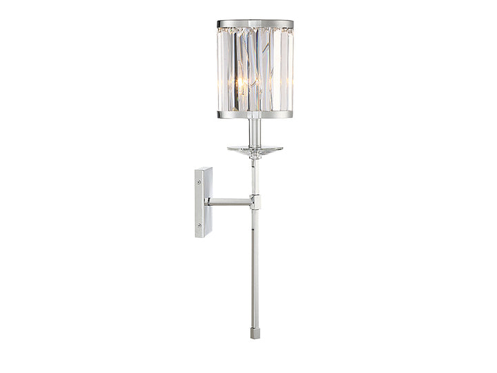 Savoy House Ashbourne 9-400-1-11 Wall Sconce Light - Polished Chrome